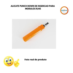 Imagem do Alicate Inserção De Fêmea Rj45 Punch Down 314b Laranja