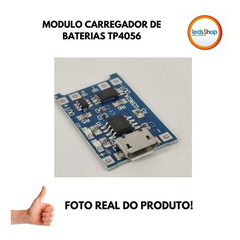 Módulo Carregador Bateria Tp4056 1s 5v 18650 2 peças na internet