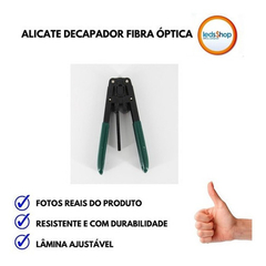 Alicate Decapador Fibra Optica Cabo Drop Flat Ftth Fibra - Leds Shop