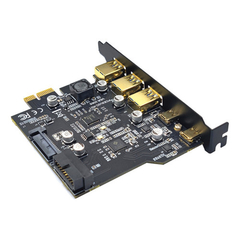 Adaptador PCI Express Hub USB 3.0 Tipo C | PCI-E USB 3.2 Gen1 | Controlador Riser Cards