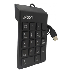 TECLADO USB NUMERICO EXBOM BK-N30