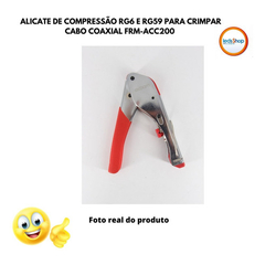 Alicate Crimpar Compressão Rg59 Rg6 Coaxial Antena na internet