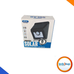 Luminária Solar Parede Led Sensor Presença - Leds Shop