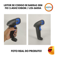 Leitor De Código De Barras Wireless 2.4ghz Boletos E Contas - Leds Shop