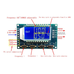 Gerador Sinal Pwm Ajustável 1 Saída De 1 Hz A 150 Khz 3-30v