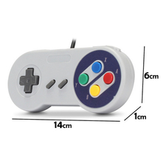 Controle Joystick para PC usb super N-SNES - Leds Shop