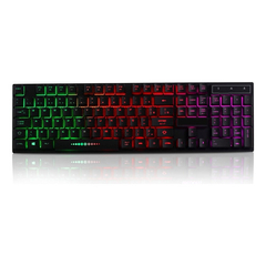 Teclado Gamer Exbom Bk-151c Qwerty Português Brasil Cor Preto Com Luz Rgb - Leds Shop