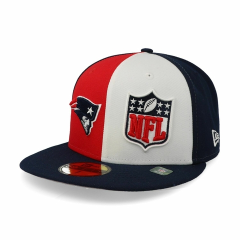 GORRA NEW ERA 59 FIFTY NFL SIDELINE 23 PATRIOTS AZUL MARINO CERRADA
