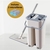 Balde Limpador Multiuso 5L Esfregão Maxi Mop Flat Wash & Dry + 2 Refis Microfibra - Globalmix GH700 na internet