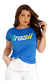 Camiseta Baby Look Feminina Do Brasil Malha Ultra Leve Top - comprar online