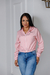 Jaqueta Corta Vento Feminina Cropped - Rosa - comprar online