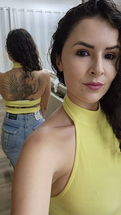 Body Chloe Amarelo na internet