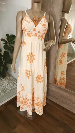 vestido Vivian laranja - comprar online