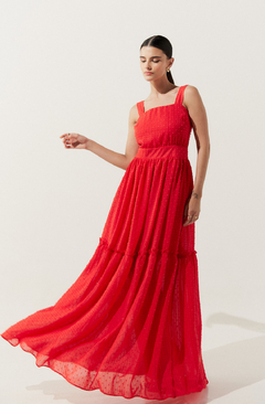 Vestido Leila Vermelho - comprar online