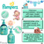 Kit Pampers Shampoo Condicionador Sabonete Líquido de Glicerina 200ml - comprar online