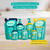 Kit Pampers Glicerina 200ml Lenço Umedecido Aroma Aloe Vera 96u