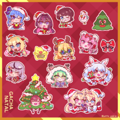 Gacha de Natal de Hololive na internet