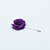 Pin floral violeta