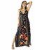 VESTIDO LONGO FLORAL SEXY - comprar online