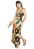 Imagem do VESTIDO LONGO FLORAL MILITAR