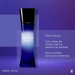 Armani Code Giorgio Armani Eau de Parfum - Perfume Feminino 50ml - Lia Perfumes
