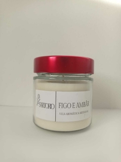 Vela aromática - Figo e âmbar 140g