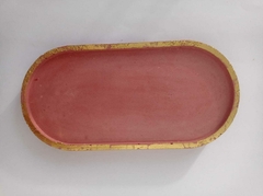 Bandeja Oval Grande - Vermelho - comprar online