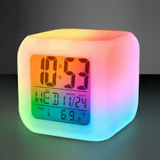 Reloj cubo colores rgb