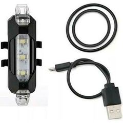 Luz led recargable bicicleta