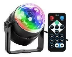 Luz LED RGB bolichera chica