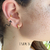 Piercing fake com ponto de luz zircônia Banhado a Ouro 18k - comprar online