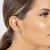 Ear Hook Turmalina Liso Banho Dourado - comprar online