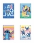 Cadernos de Linguagem Stitch com capas coloridas e personagens da Disney, incluindo "Aloha", "Hawaii" e "Experiment 626".