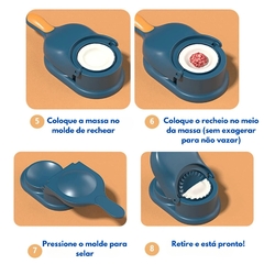 Imagem do Forma para Modelar e Fechar Alimentos Pastel, Fogazza, Guioza