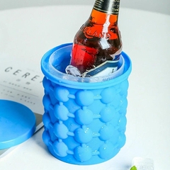 Mini Balde Forma De Gelo Em Silicone Ice Magic Cube - comprar online