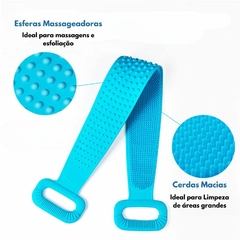 Escova de Banho de Silicone esfoliação, massageadora - loja online