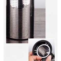 Imagem do Chaleira De Vidro Com Infusor Para Chá Café Inox Bule Com Tampa