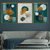 Quadro decorativo 3 telas - Greem Dream