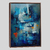 Quadro Decorativo - Abstrato azul - loja online