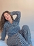 Pijama Alfaiataria de Frio em Malha Glow na internet