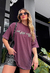 T-Shirt Oversized Coffe - comprar online