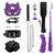 Imagem do Kit Fetiche BDSM Bondage Restraint Set para Mulheres, Algemas Sexuais, Chicote, Contas Anais, Plug Anal, Vibrador de Bala