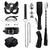 Imagem do Kit Fetiche BDSM Bondage Restraint Set para Mulheres, Algemas Sexuais, Chicote, Contas Anais, Plug Anal, Vibrador de Bala