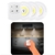 Kit 3 Lâmpada Iluminaria Led Luminária Sem Fio Controle Remoto Spots A Pilha AAA Para Guarda Roupa Armário Closet Gaveta na internet