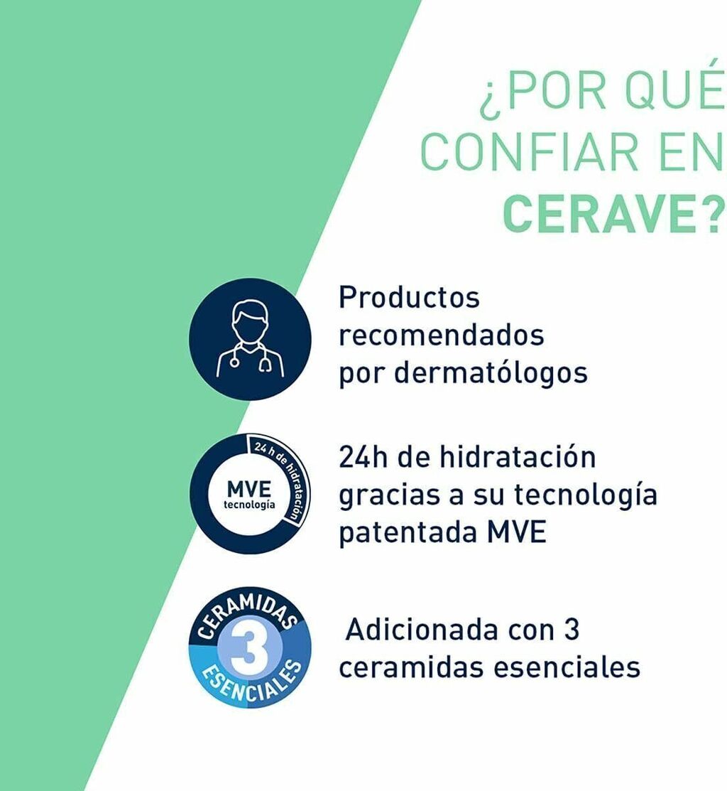 CeraVe Gel Limpiador Espumoso Libre de Fragancia para Piel Normal o Grasa -  1 x 473 ml