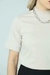 T-shirt Elisa Gola Alta Bege Ethereal - comprar online