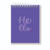 Caderno Hello Roxo