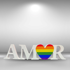 Decoração Personalizada Amor LGBTQIA+