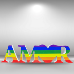 Decoração Personalizada Amor LGBTQIA+ - comprar online