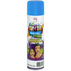 Tinta Spray para Cabelos Aeroflex Cor Azul MY Party 150ml